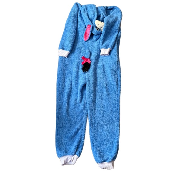 Disney Eeyore Union Suit Costume Jumpsuit XL Halloween Donkey - Picture 2 of 5